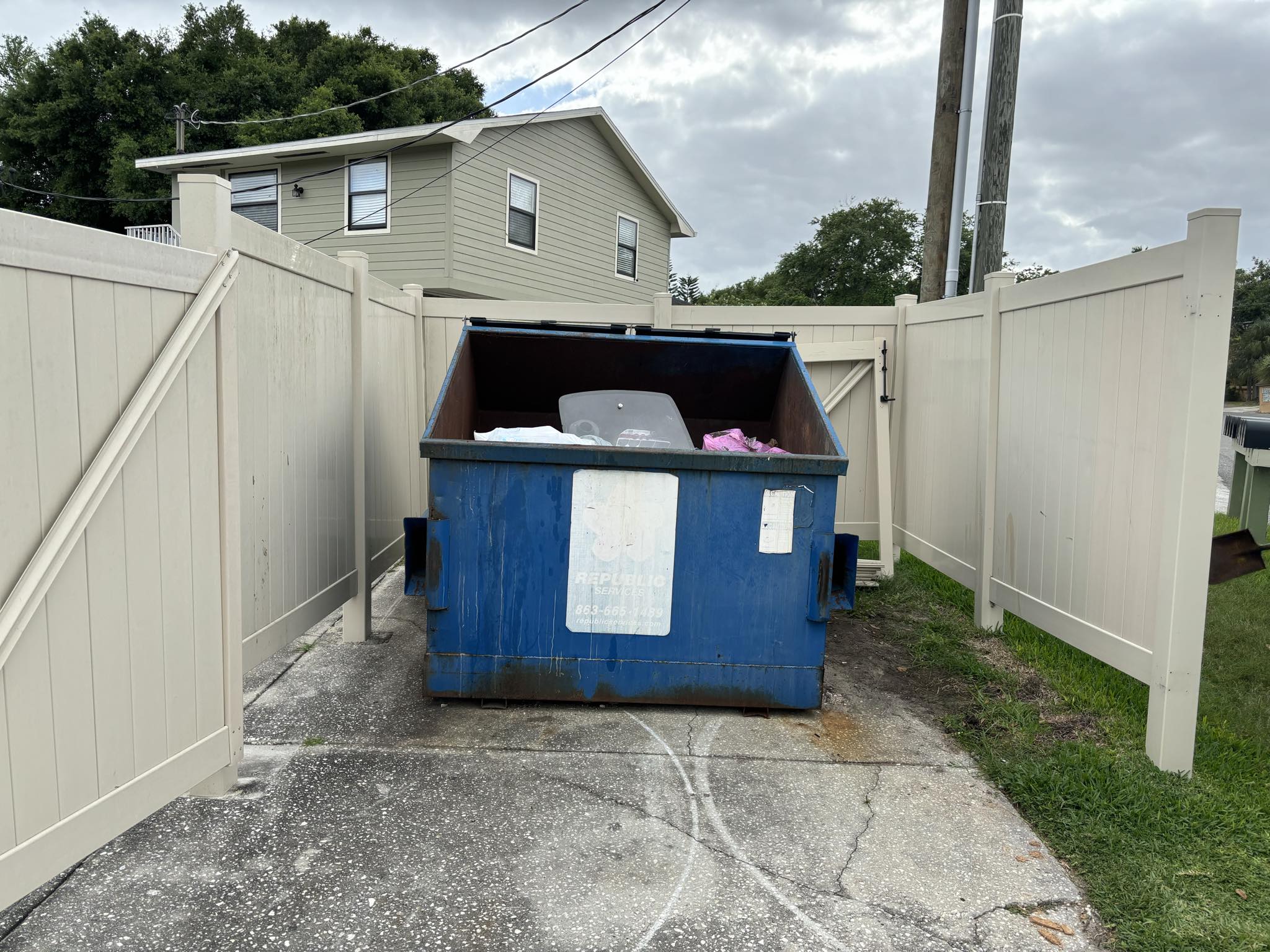 Apex Junk Removal project after